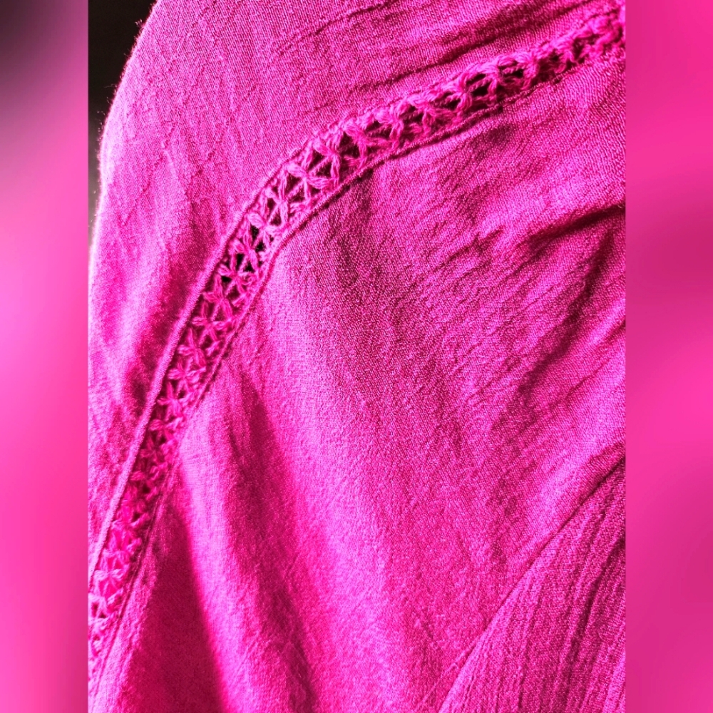 Counterparts Pink Off-the-Shoulder Lace Blouse – Romantic & Versatile - Picture 4 of 13